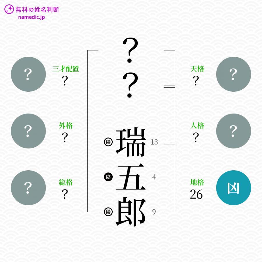 瑞五郎 みずごろう という男の子の名前 読み方 子供の名付け支援サービス 赤ちゃん命名 名前辞典