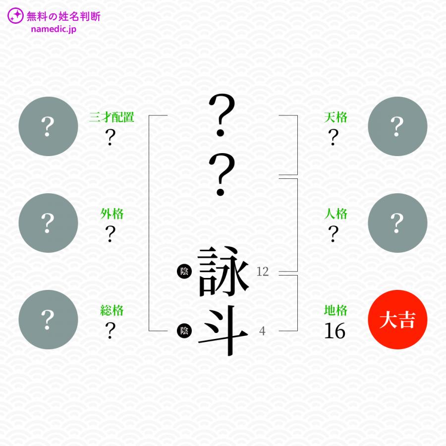 詠斗 えいと という男の子の名前 読み方 子供の名付け支援サービス 赤ちゃん命名 名前辞典