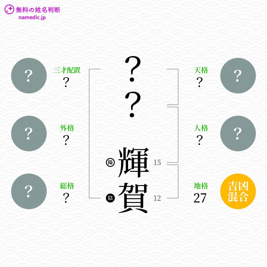 輝賀 てるが という男の子の名前 読み方 子供の名付け支援サービス 赤ちゃん命名 名前辞典