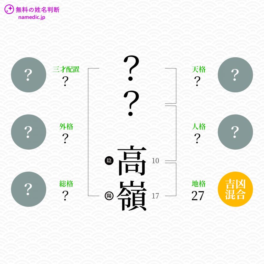 高嶺 たかね という男の子の名前 読み方 子供の名付け支援サービス 赤ちゃん命名 名前辞典