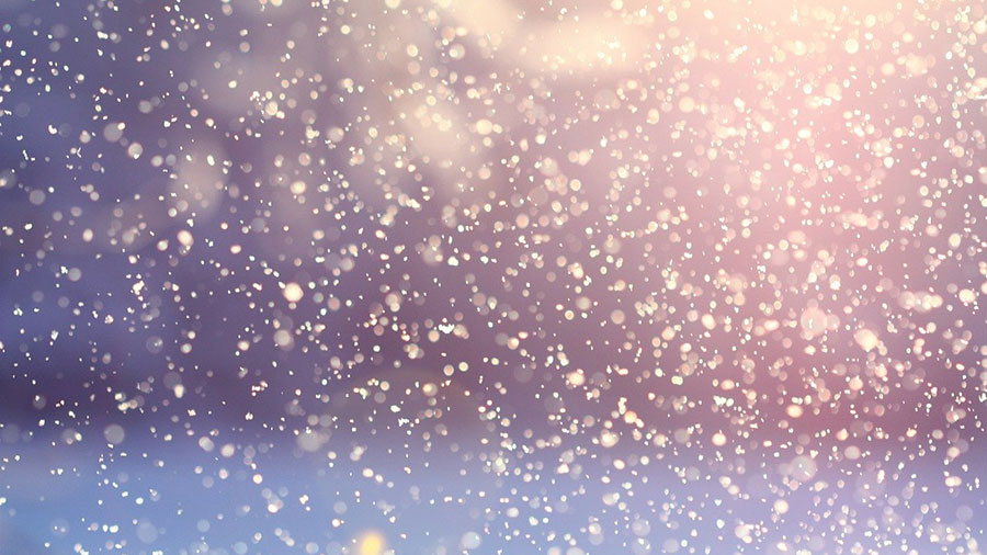 冬の象徴と純粋さを表す「雪」のイメージ