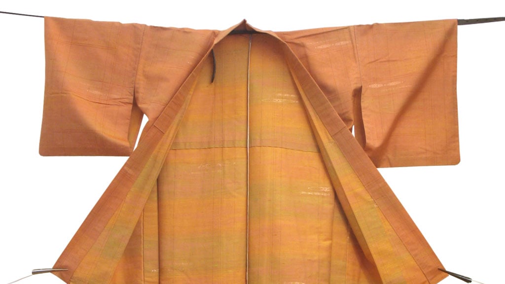 絹織物の「紬」のイメージ